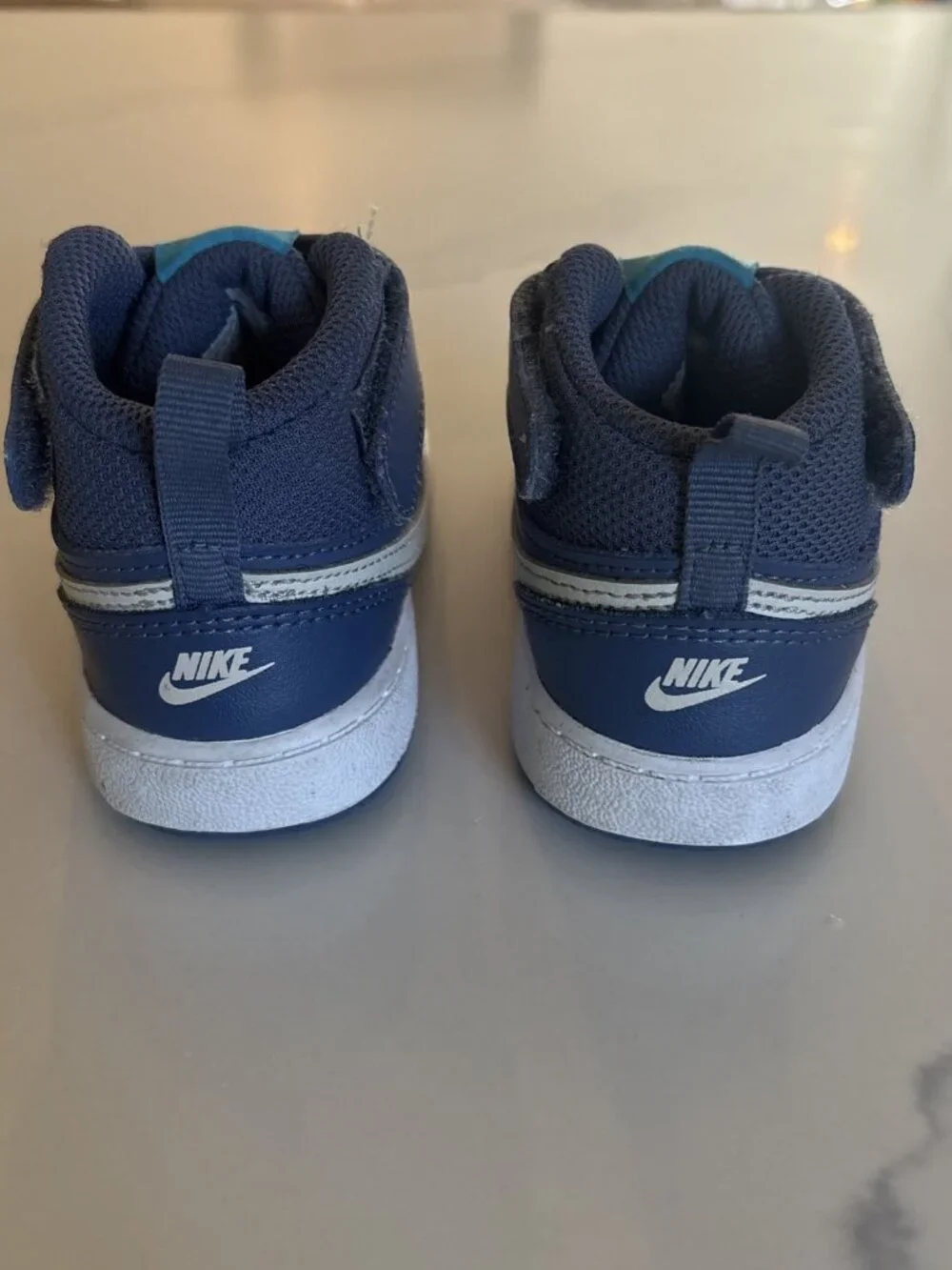 Nike Court Borough Mid 2 Diffused Blue/Light Bone CD7783-402 7C (101)
